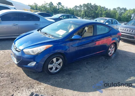 2013 Hyundai Elantra Gls from USA, damaged, VIN KMHDH4AEXDU598166
